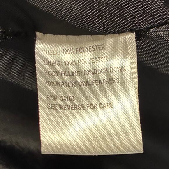 Calvin Klein Down Long Puffer Coat Womens Large High Collar Classic pockets - Picture 8 of 13